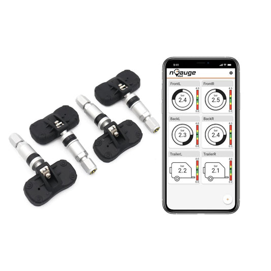 Internal Tyre Pressure Sensors - 4 Wheel TPMS